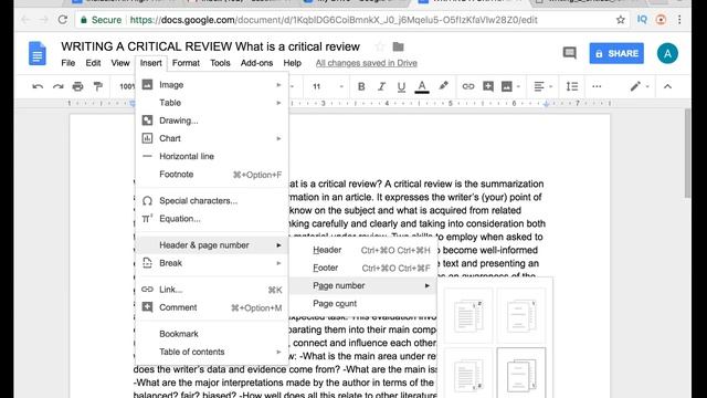 Google Docs: как вставить нумерацию с любой страницы / гугл документы: нумерация страниц смотреть онлайн