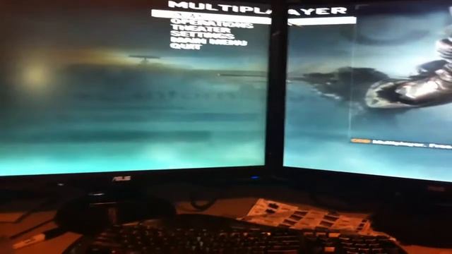 Eyefinity Setup (3x 24" ASUS LED Monitors ran by a XFX AMD\ATI Radeon HD6870 смотреть онлайн