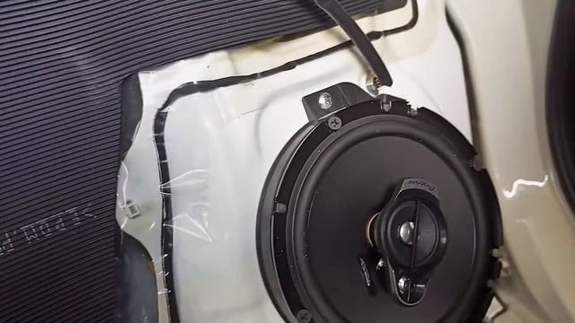 subaru XV/pioneer TS-A1670F 6.5" speaker installed смотреть онлайн