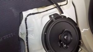 subaru XV/pioneer TS-A1670F 6.5» speaker installed