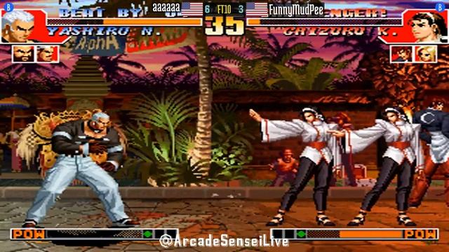 FT10 @kof97: aaaaaa (US) vs FunnyMudPee (US) [King of Fighters 97 Fightcade] Feb 13 смотреть онлайн