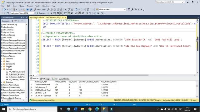 ESTADISTICAS EN SQL SERVER | Administración de Bases de Datos смотреть онлайн