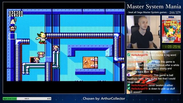 Master System Mania - 244/379 - Krusty's Fun House (Part 1) смотреть онлайн