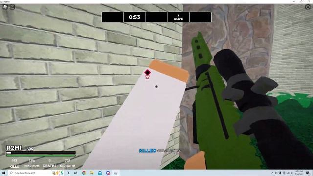 1000 Kills + 13 Kill Streak | Roblox | No Scope Arcade смотреть онлайн
