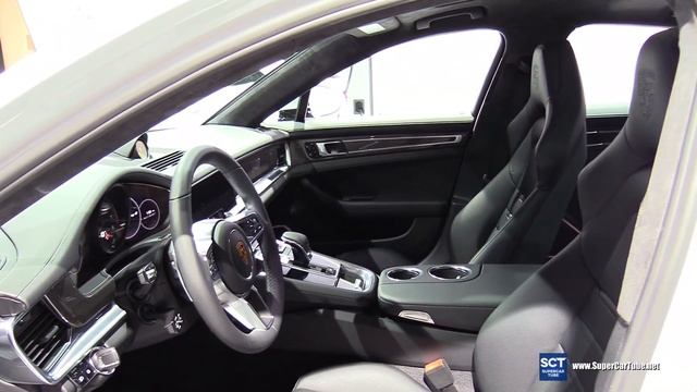 2018 Porsche Panamera 4 E Hybrid - Exterior and Interior Walkaround - 2017 LA Auto Show смотреть онлайн