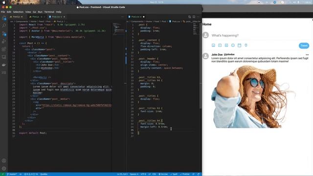 (Part-5) Create twitter clone using MERN Stack | React.js Node.js Project смотреть онлайн