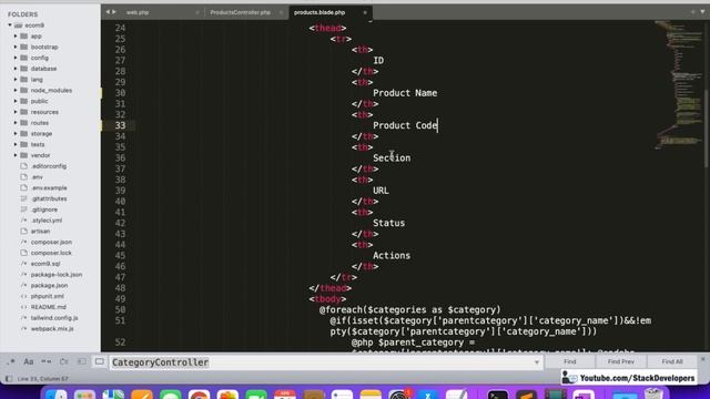 Laravel 9 Tutorial #39 | MultiVendor Ecommerce | Products Module (II) | Display / Active Products смотреть онлайн