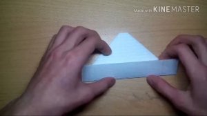 Оригами 8//Как сделать караблик из бумаги?/Бумажный караблик!