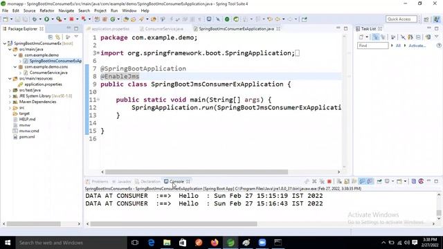 Spring Boot Apache ActiveMQs Message Queue 57 смотреть онлайн