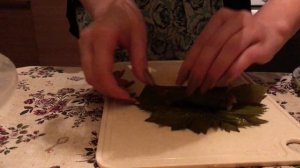 Кавказская долма из виноградных листьев с говядиной ????