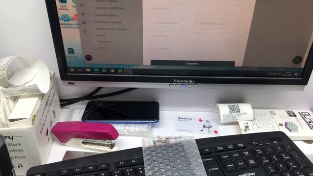 Ремонт телефона + заказ и оприходование на склад запчастей в программе helloclient смотреть онлайн