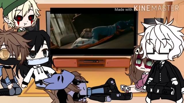 creepypastas react to horror movie trailers [part 4] read pined comment смотреть онлайн