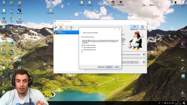 Virtuális gép létrehozása - Virtualbox bemutatása смотреть онлайн