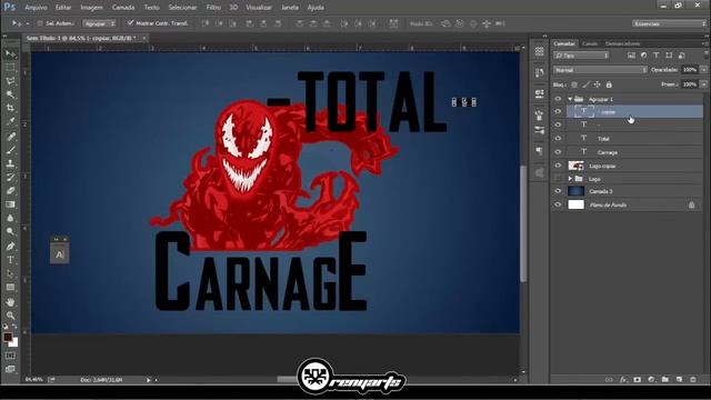 Speed Art #14 l Total Carnege l CS:GO Team Logo (#Photoshop) смотреть онлайн