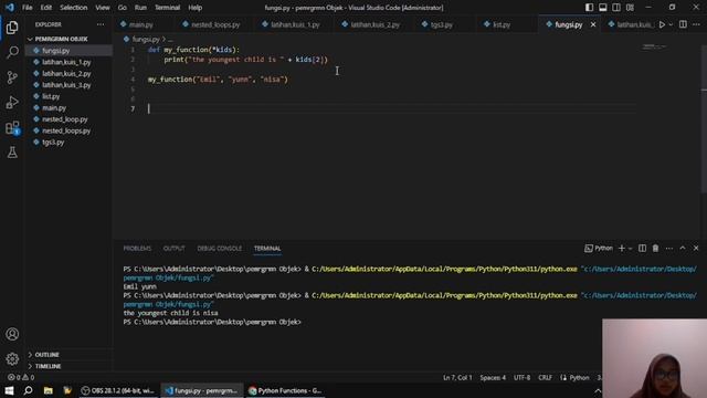 Python Function смотреть онлайн