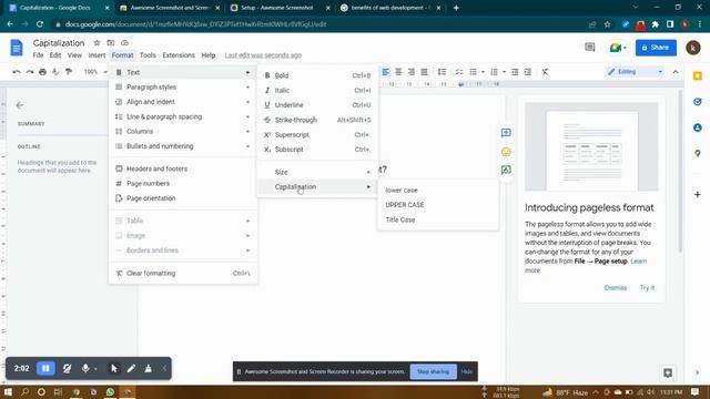 How to Capitalize Letters In Google Docs - Easy Steps смотреть онлайн