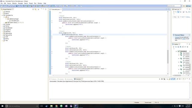 Java Tutorial: GUI Calculator смотреть онлайн