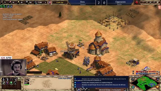 Huns vs Goths | 1v1 Arabia | vs MbL | AoE2 смотреть онлайн