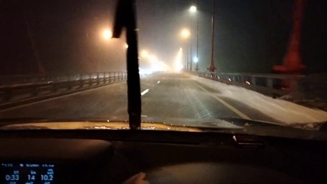 Русский мост в снежный буран смотреть онлайн