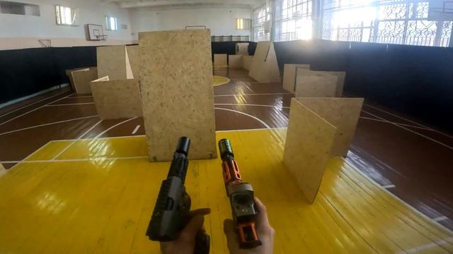 CQB с Дабл AAP-01 на SpeedSoft площадке 1.5ДЖ Часть-1 смотреть онлайн