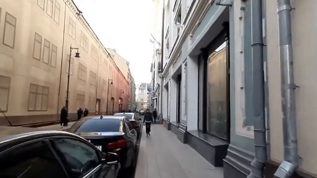 Москва. Прогулка по Большому Черкасскому переулку. Осень 2019 смотреть онлайн