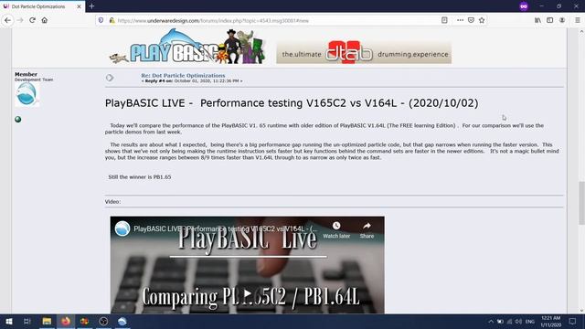PlayBASIC Live - PB Math64 - Adding IF / ELSE / ENDIF LOGIC (2020-10-31) смотреть онлайн