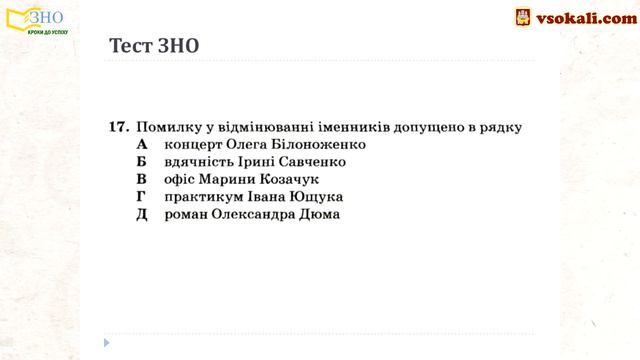 ЗНО. Укр.мова. Відеоконсультація. Морфологія №1 смотреть онлайн
