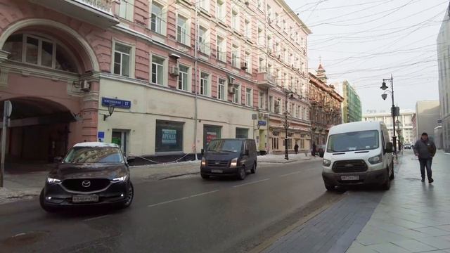 [4K] 🇷🇺 Walking Streets Moscow. Myasnitskaya Street. From Lubyanka To Garden Ring