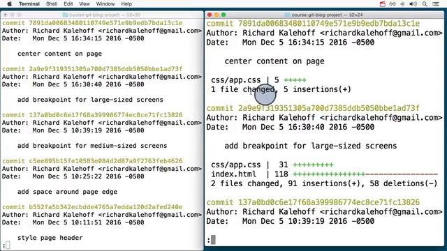 دورة المليون مبرمج #128 Nd016 WebND Ud123 مراجعة Git Log مقابل Git Log Stat смотреть онлайн