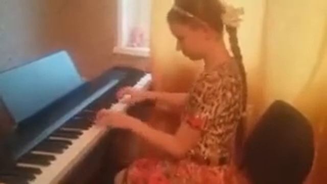 фортепиано, 4 класс, Чернакова Катя, И. Гуммель. Аллегретто. смотреть онлайн