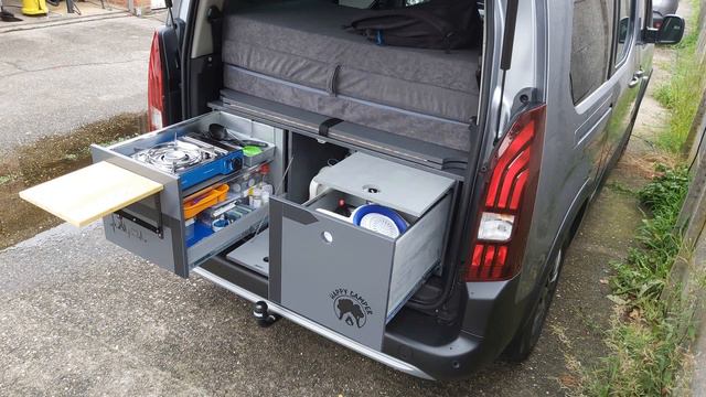 Peugeot Rifter, Citroen Berlingo mini campervan conversion смотреть онлайн