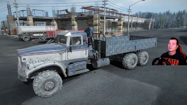 НОВЫЙ КРАЗ - Грузовик ТАЙГА 6455Б  Snowrunner ПТС: Патч 16.1