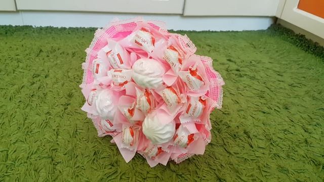 Букет из конфет. Букет с зефиром. Вологда
