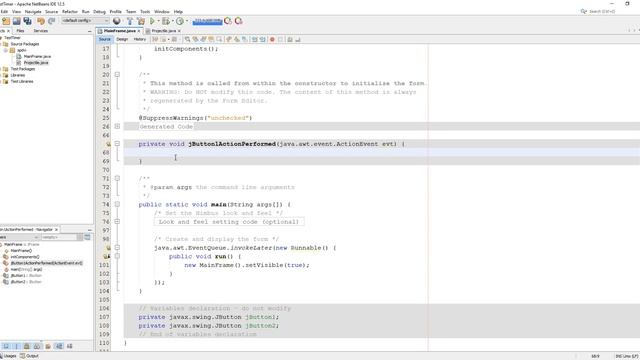 Swing Timer Animation Example смотреть онлайн