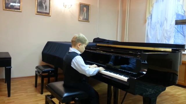 Tema. 8 years old. 23/11/2015. Fugetta. S. Pavlyuchenko. смотреть онлайн
