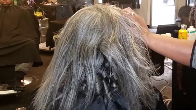 RIP🙏🏿 In Loving Memory of My Beautiful Client Ms. Lucy💜...Caring for Long Salt and Pepper Hair смотреть онлайн
