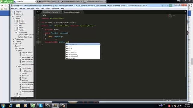 Project Ecommerce website Laravel 5.4: Using repository pattern смотреть онлайн