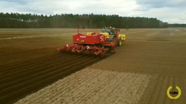 8 Reihig Kartoffeln Pflanzen Mit Der Grimme GL 860 Compacta | John Deere 6230 R | Kartoffelanbau