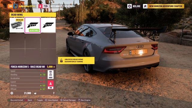 Audi RS7 Driving and Tuning - Forza Horizon 5 - [4K 60FPS] смотреть онлайн