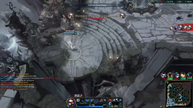 League Of Legends CAMILLE, THE STEEL SHADOW mid Gameplay unforseen loss смотреть онлайн