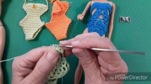 Купальник с ажурным животиком для Барби. Вязание крючком.Barbie Crochet. Мастер-класс
