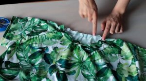 Обработка горловины футболки.