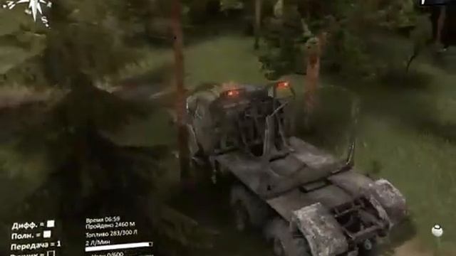 Spintires map plain Ural (карта равнины) смотреть онлайн