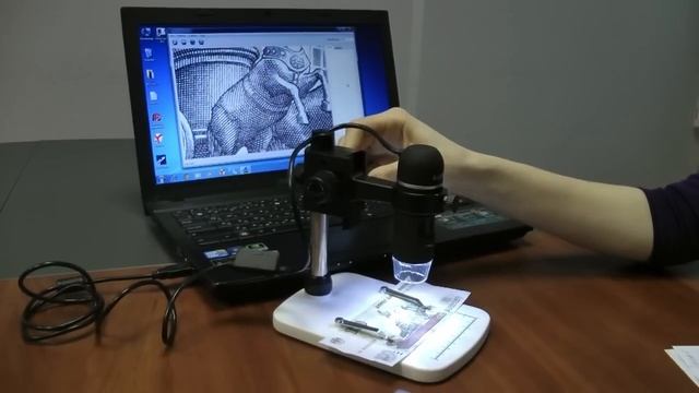Работа с цифровым USB микроскопом Digimicro Prof смотреть онлайн