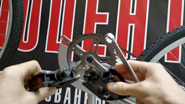 Сборка классического велосипеда из коробки смотреть онлайн