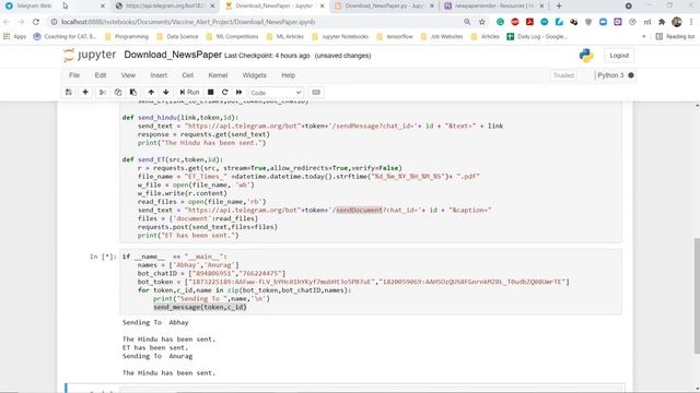 Build Telegram Bot and Push Notifications using scheduled script on Heroku смотреть онлайн