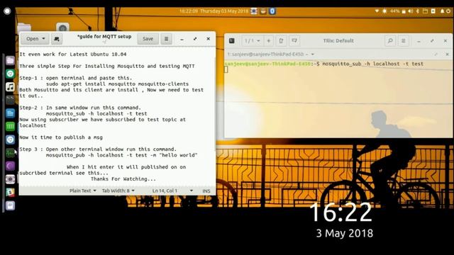 MQTT Setup and Test смотреть онлайн
