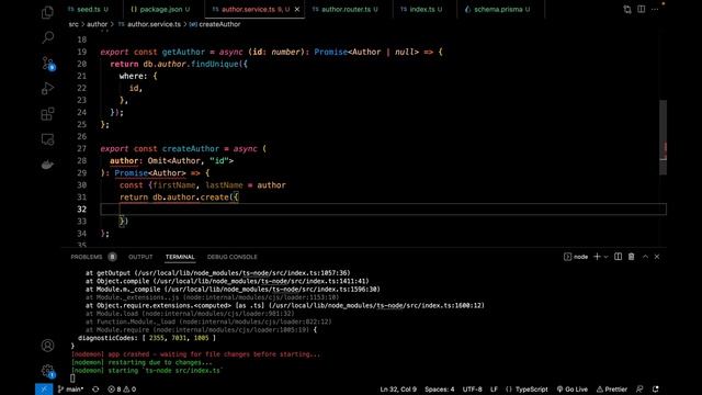 Build a REST API in TypeScipt - ExpressJS and Prisma смотреть онлайн
