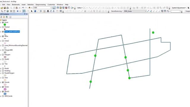 Split Line at Point Tool ArcGIS смотреть онлайн