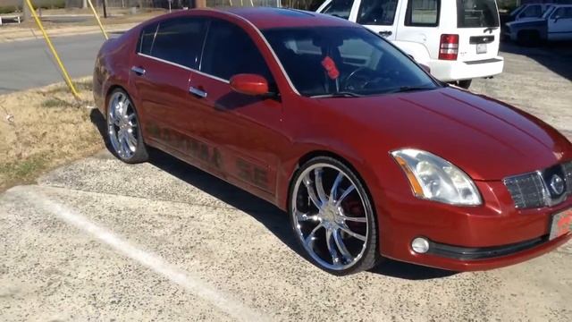 2006 Nissan Maxima on 24" Akuza 847 with 255/25/24 Lionhart Tires at Rimtyme Durham смотреть онлайн